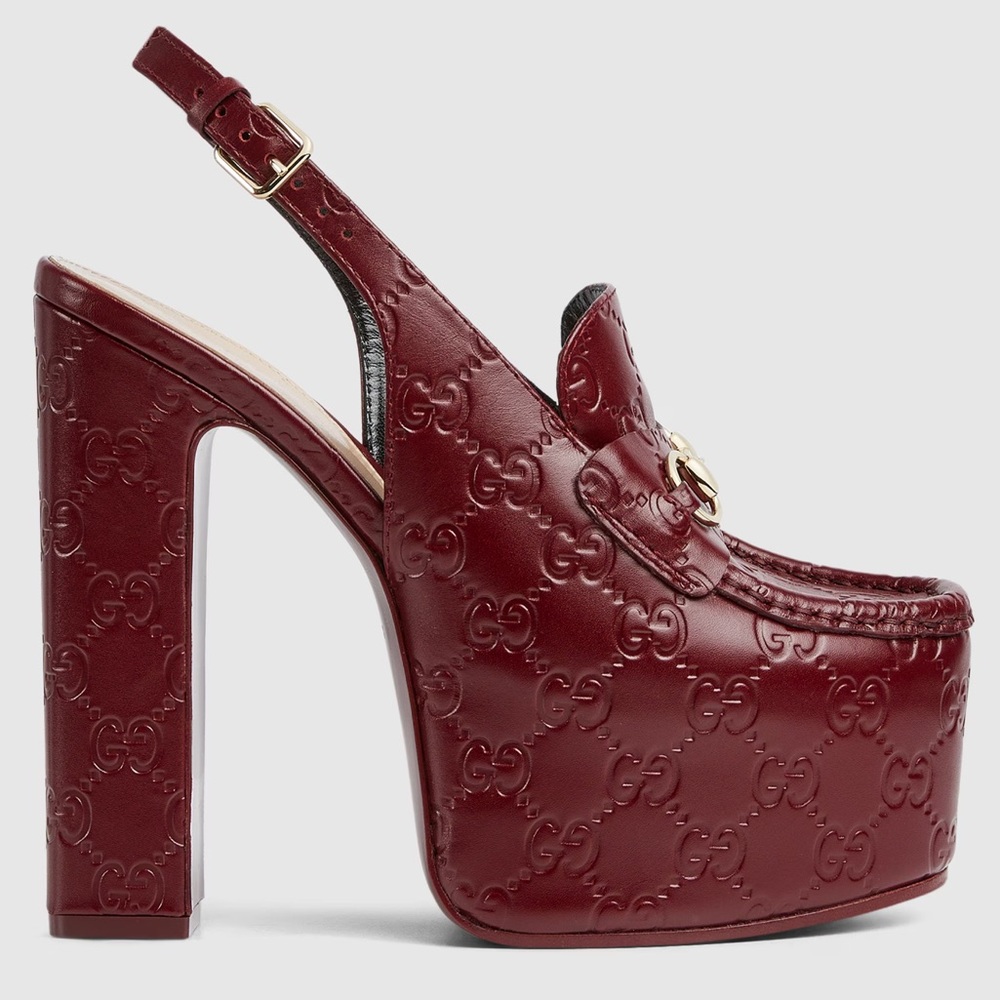 WOMEN'S HORSEBIT PLATFORM LOAFER SLINGBACK 🤎♥️